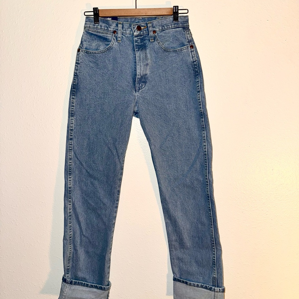 Wrangler Blue Straight Leg Jeans